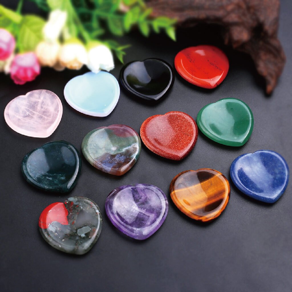 Heart Shape Thumb Worry Stones